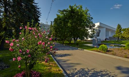 Аллея идущая от главного входа